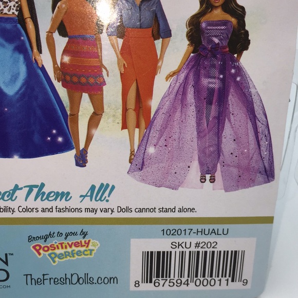 Fresh Dolls Tamra African American Black Posable Bendable Doll - Picture 9 of 11